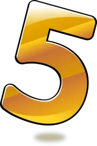 A golden 5