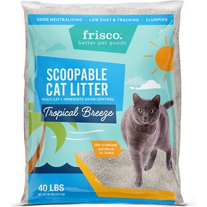Frisco Tropical Breeze Scent Multi-Cat Clumping Cat Litter